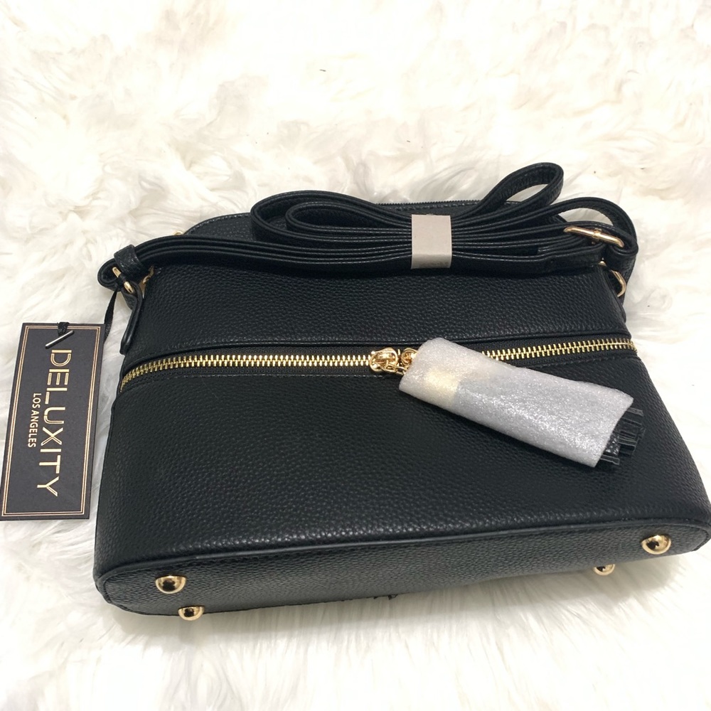 MKII Bella Tassel Charm Crossbody Pewter Crossbody - Picture 4 of 8